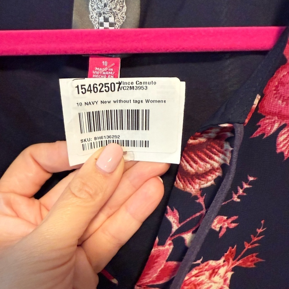 Vince Camuto Floral Print Dress | Size 10 | NWOT - Picture 4 of 6
